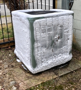 frozen air conditioner