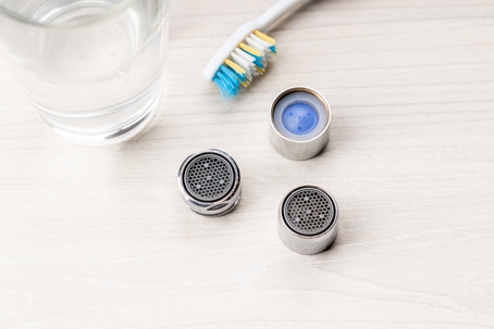 toothbrush and faucet aerators