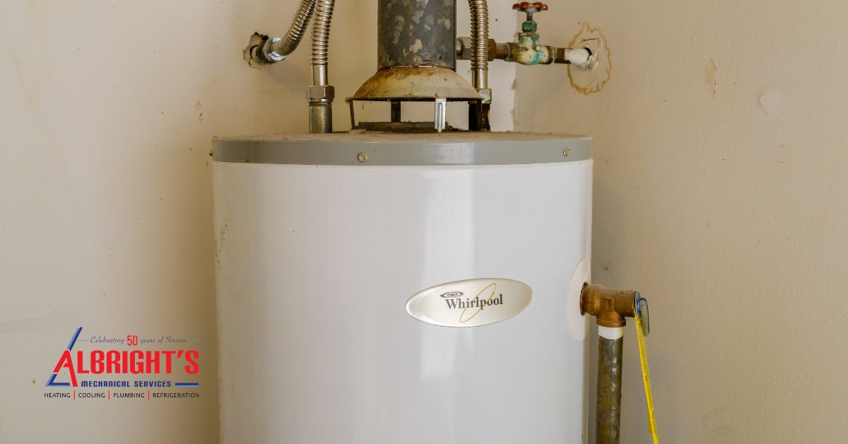 flushing hot water heater